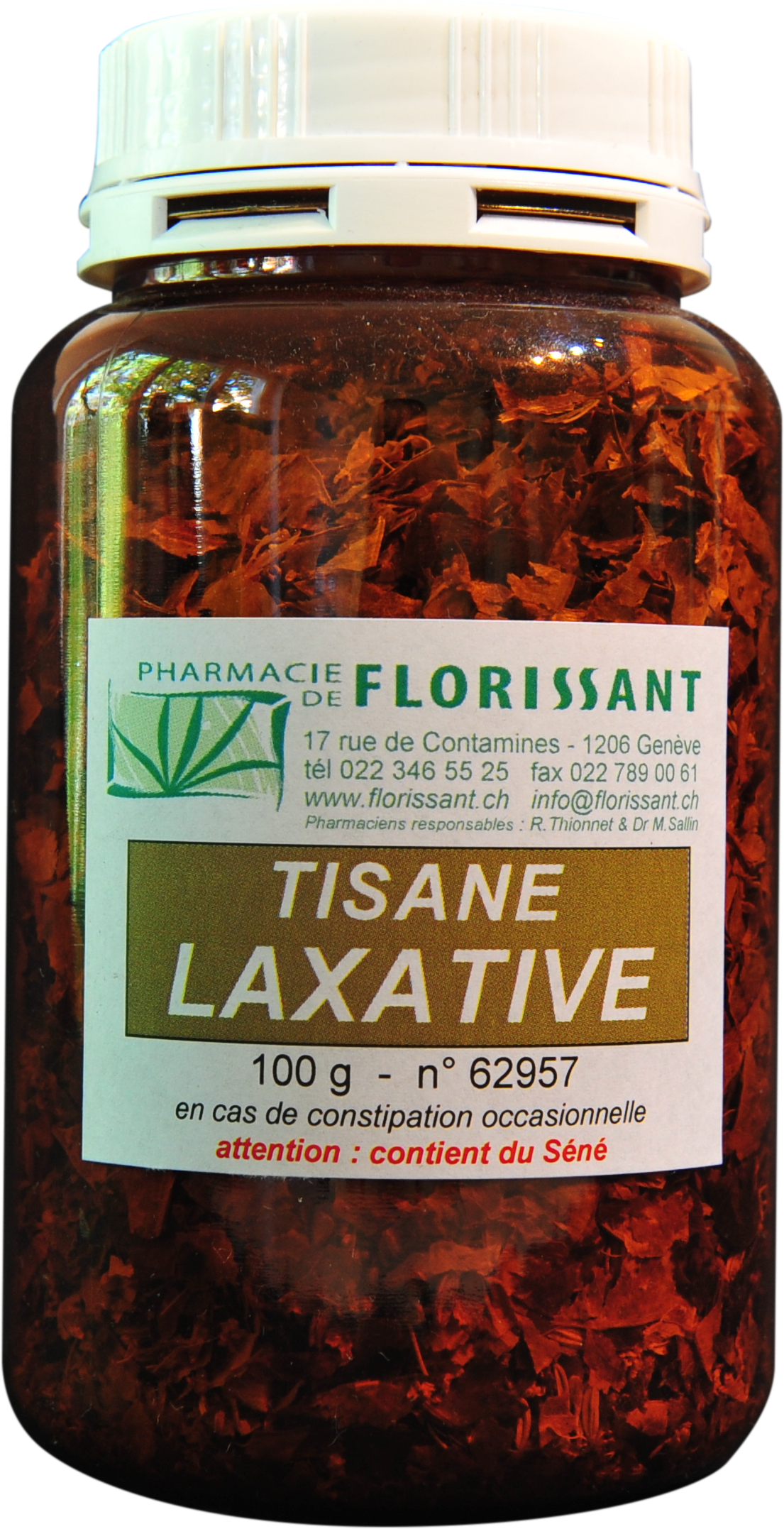 Tisane Séné BIO, Laxatif